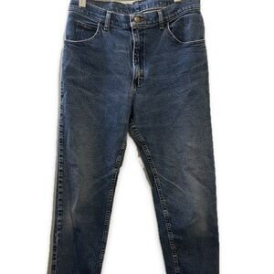 Vintage Wrangler Mid-Rise Straight Indigo Jeans Size 12